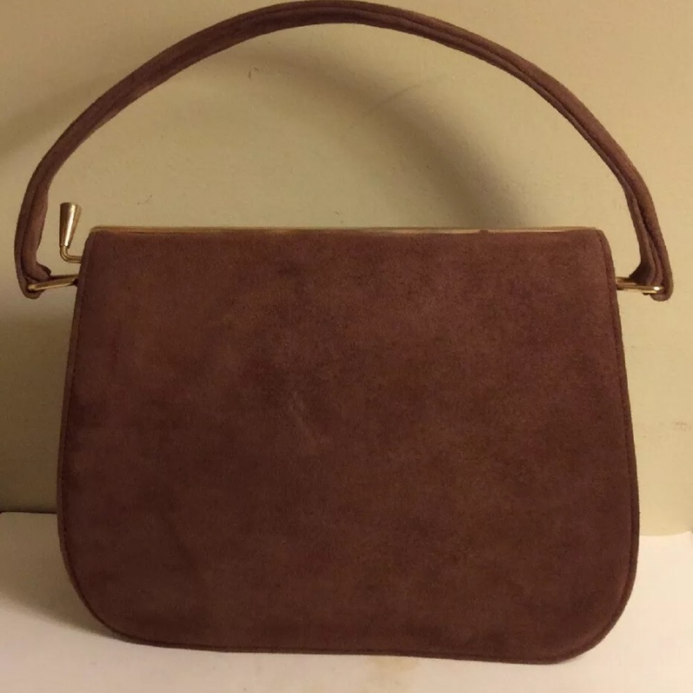 Vintage Brown Suede Leather TIVOLI LEATHER purse
